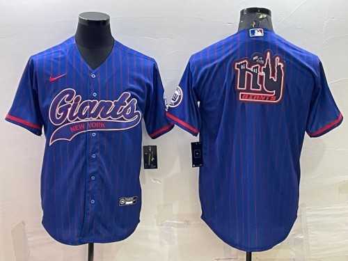 Men's New York Giants Blue Team Big Logo With Patch Cool Base Stitched Baseball Jersey,We sell and wholesale Men's New York Giants Blue Team Big Logo With Patch Cool Base Stitched Baseball Jersey on line form chian!
